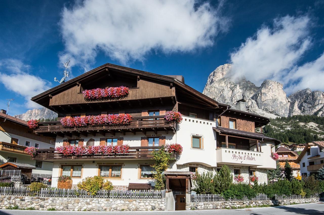 Garni Piz Da L'Ander Otel Corvara In Badia Dış mekan fotoğraf