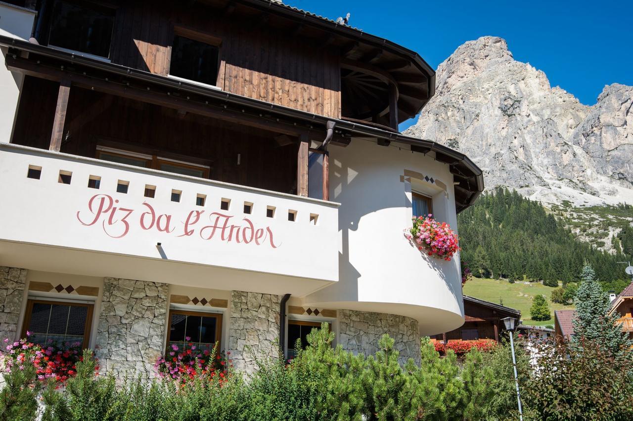 Garni Piz Da L'Ander Otel Corvara In Badia Dış mekan fotoğraf
